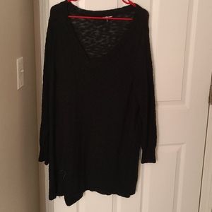 Black Knitted Sweater